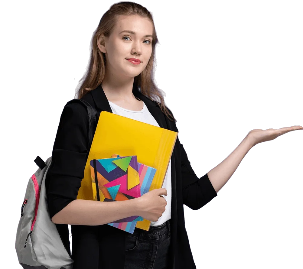 Schülerin mit der StudySwiss App